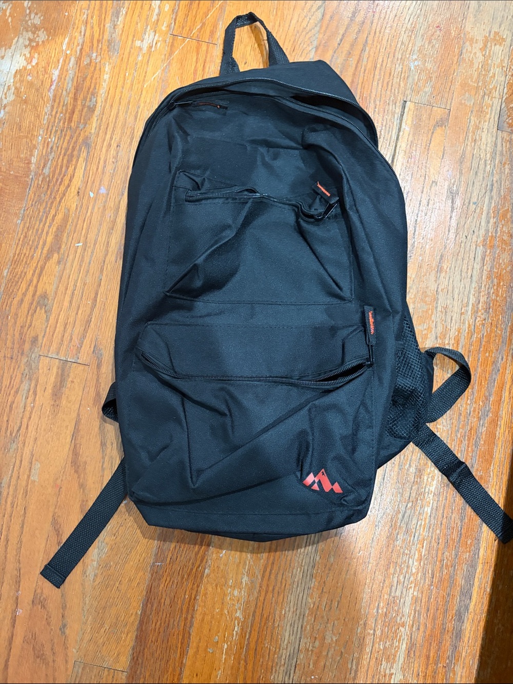 Black Everyday Backpack with Red Accent. Brand new